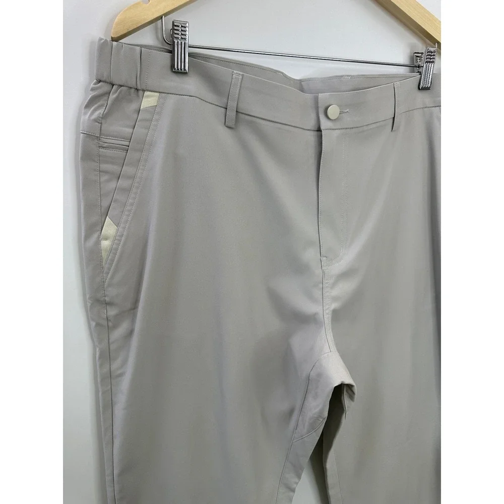 Jack Archer Jetsetter Tech Pants 38 x 30 Stone Golf Travel Performance Stretch - Picture 4 of 8